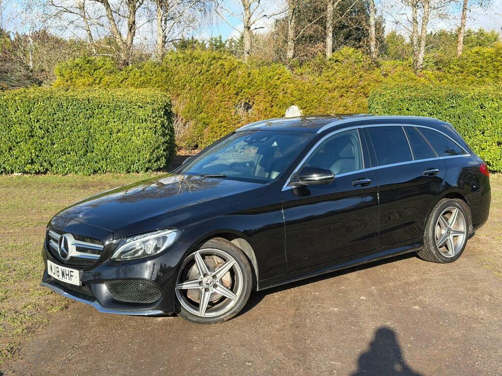 Mercedes-Benz C Class Estate 2.1 C220d Amg Line Premium Plus G-tronic Black