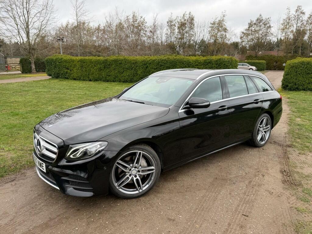 Mercedes-Benz E Class Estate 2.0 E220d Amg Line G-tronic Euro 6 Ss 5 Black