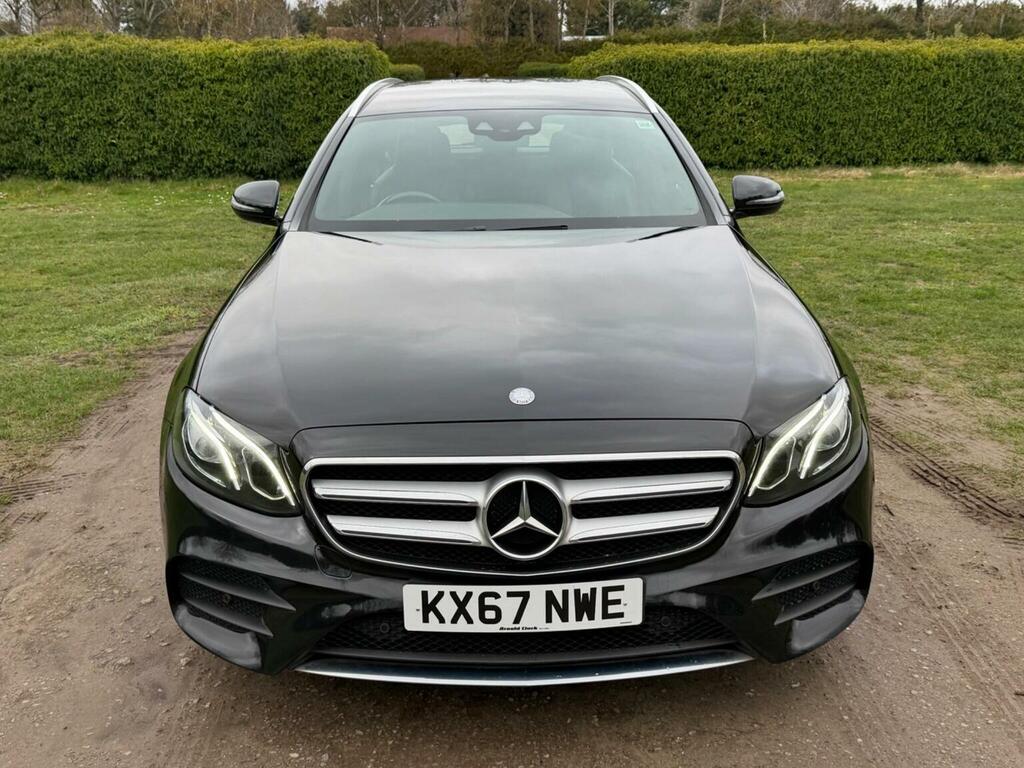 Mercedes-Benz E Class Estate 2.0 E220d Amg Line G-tronic Euro 6 Ss 5 KX67NWE Black #2