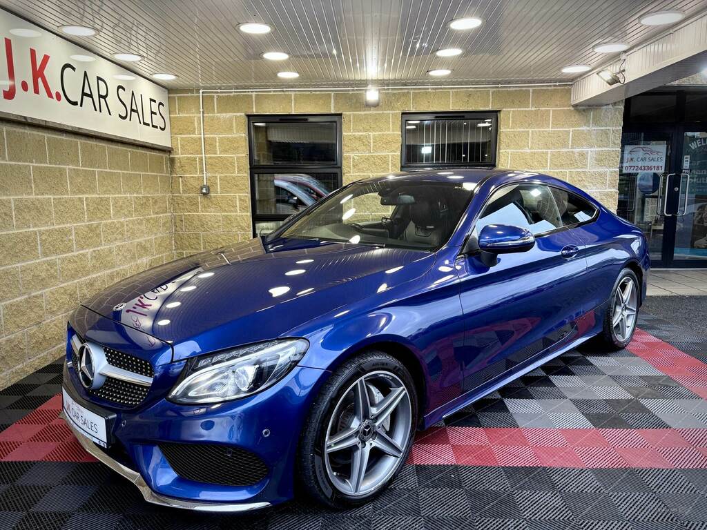 Mercedes-Benz C Class C220d Amg Line BX18SEO Blue #3