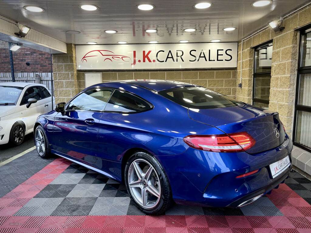 Mercedes-Benz C Class C220d Amg Line BX18SEO Blue #4