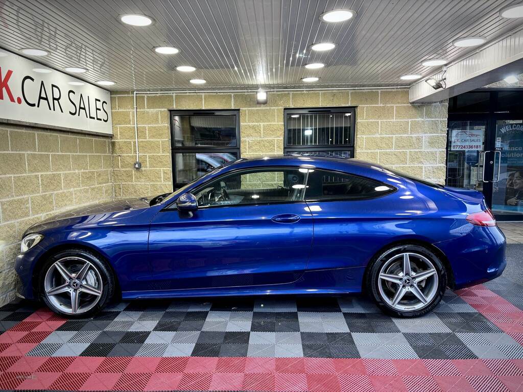 Mercedes-Benz C Class C220d Amg Line BX18SEO Blue #5
