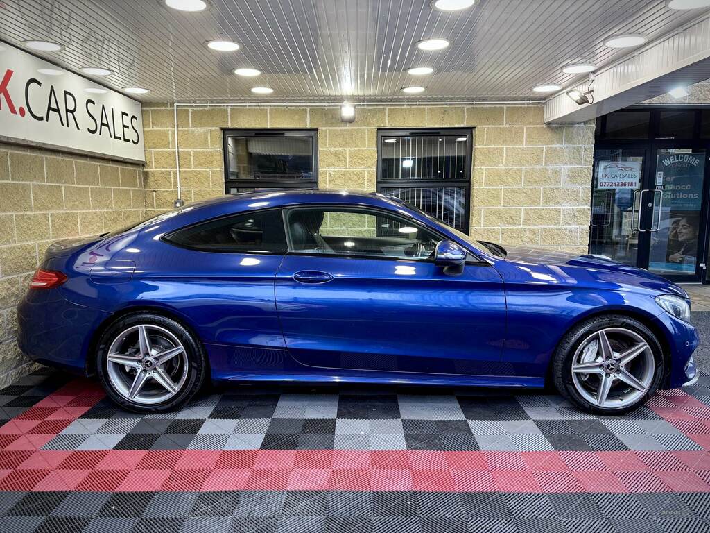Mercedes-Benz C Class C220d Amg Line BX18SEO Blue #2