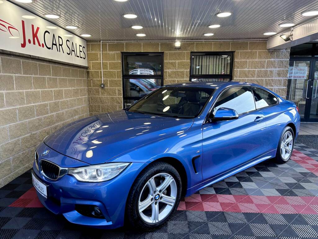 BMW 4 Series 420D Xdrive M Sport KU14GVF Blue #3