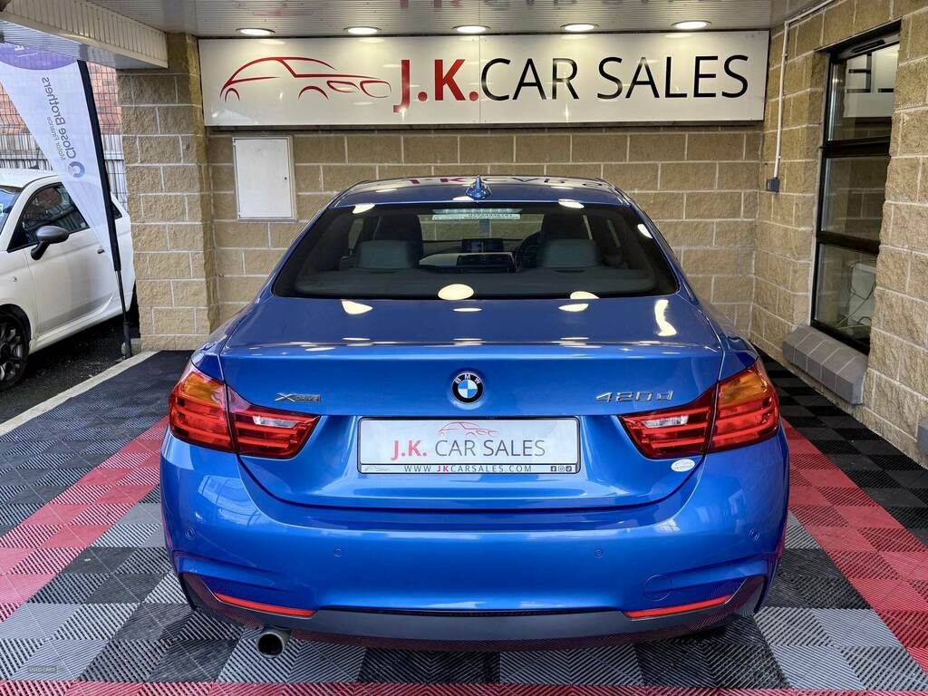BMW 4 Series 420D Xdrive M Sport KU14GVF Blue #5
