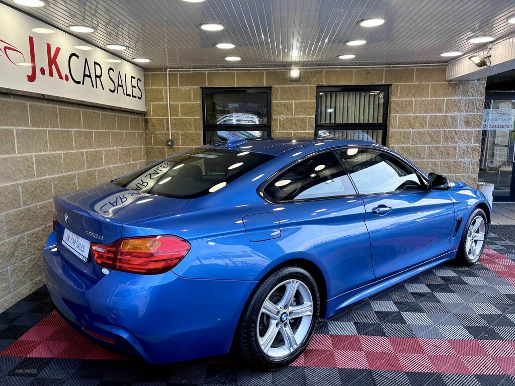 BMW 4 Series 420D Xdrive M Sport KU14GVF Blue #2