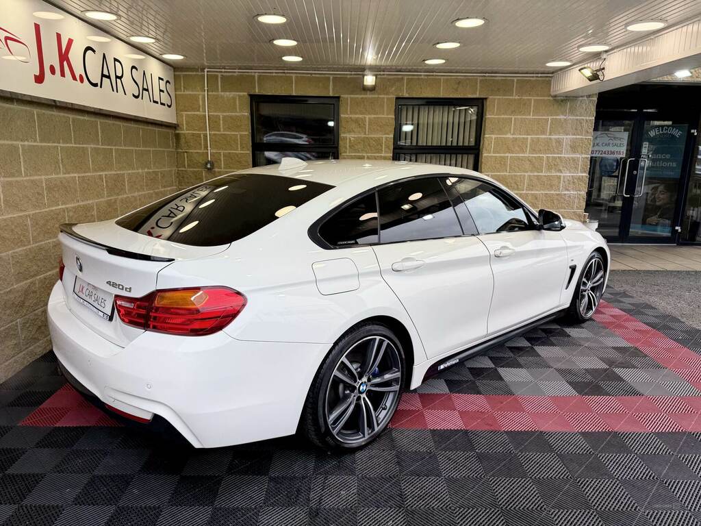 BMW 4 Series 420D 190 M Sport Professional Media GD16MJK White #2
