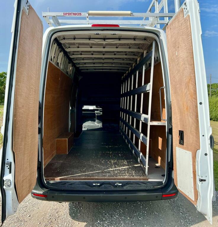 Mercedes-Benz Sprinter L4 Xlwb 2.1 316 Cdi Window Frail Van 2019 FJ69UWY White #6