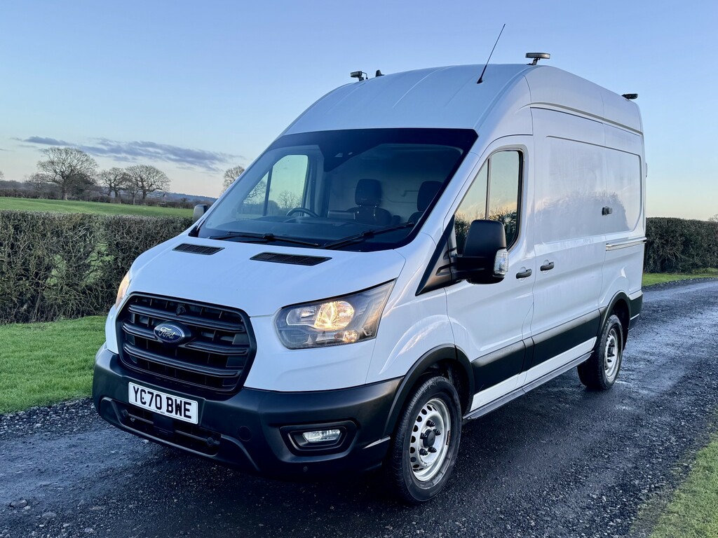 Ford Transit Custom 2.0 350 Ecoblue Workshop Service Van 2020 YC70BWE White #2