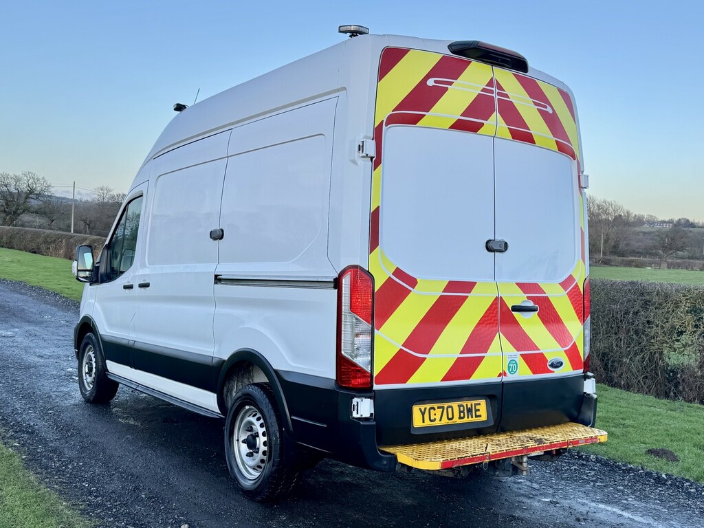 Ford Transit Custom 2.0 350 Ecoblue Workshop Service Van 2020 YC70BWE White #3