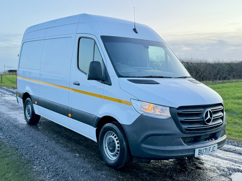 Mercedes-Benz Sprinter 2.0 315 Cdi L2 Mwb Utility Spec 2021 BU71FJC White #2