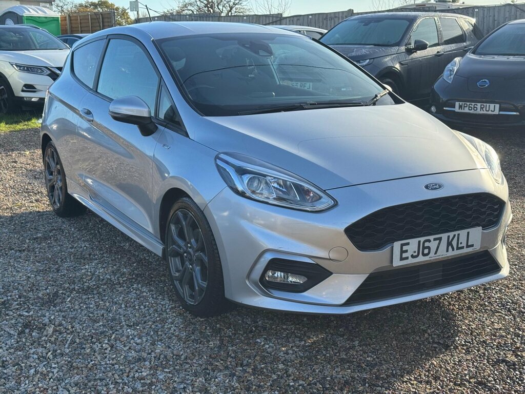 Ford Fiesta 1.0T Ecoboost St-line Euro 6 Ss EJ67KLL Silver #3