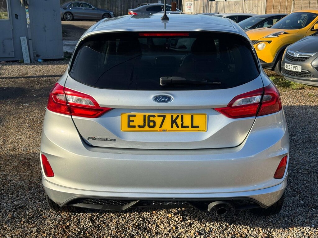 Ford Fiesta 1.0T Ecoboost St-line Euro 6 Ss EJ67KLL Silver #5