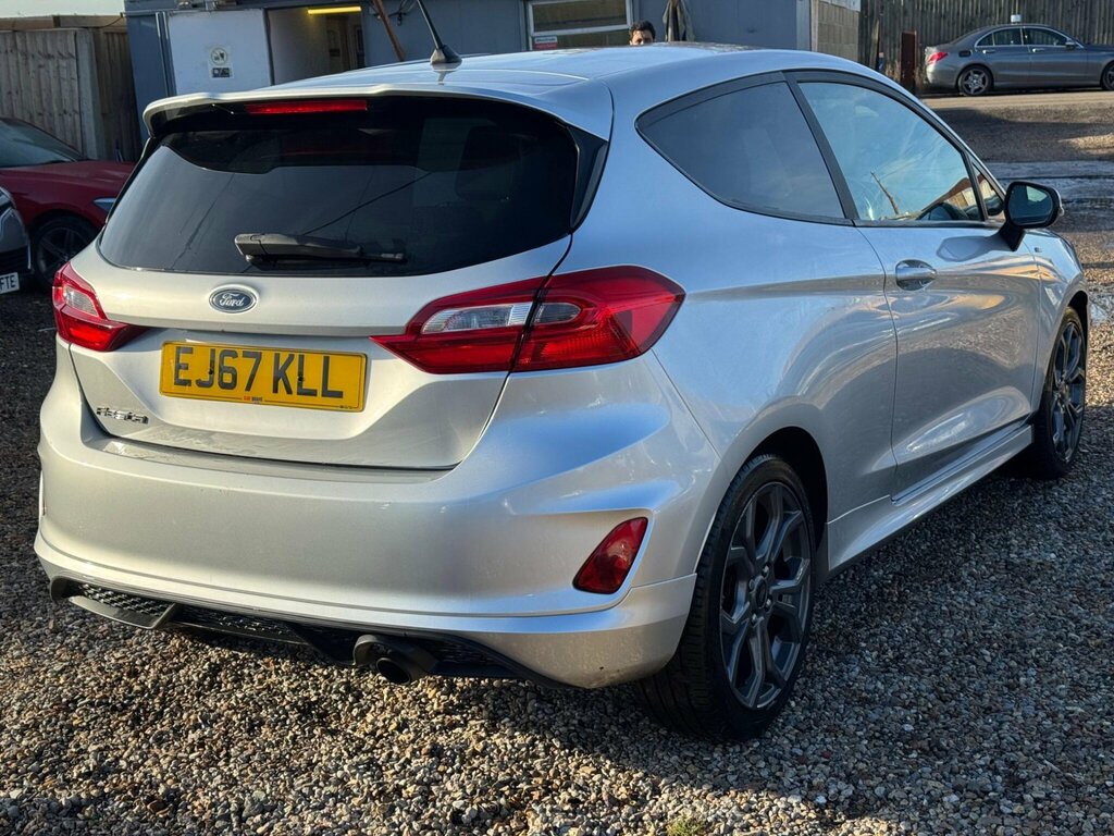 Ford Fiesta 1.0T Ecoboost St-line Euro 6 Ss EJ67KLL Silver #4