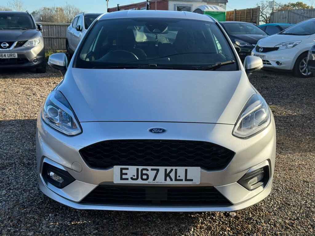 Ford Fiesta 1.0T Ecoboost St-line Euro 6 Ss EJ67KLL Silver #2