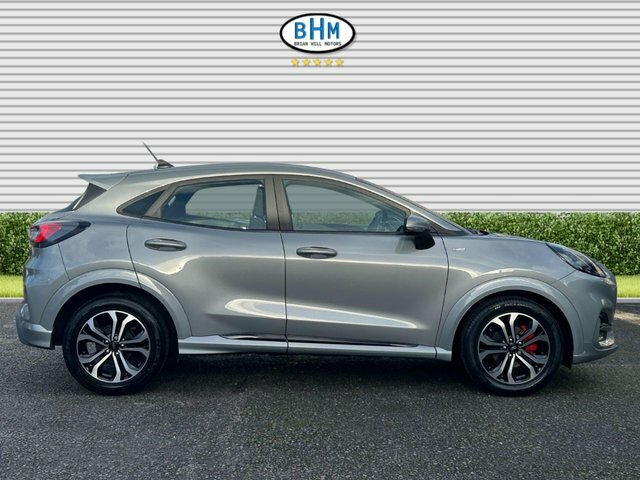 Ford Puma 2022 1.0T Ecoboost Mhev St-line Suv Hyb CN72VEM Silver #2