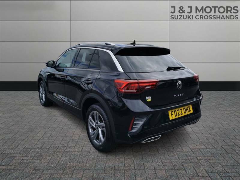 Volkswagen T-Roc 1.5 Tsi R-line Dsg - 2022 22 FD22OHX Black #5