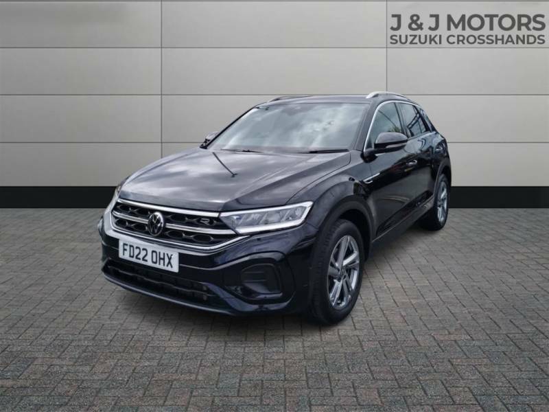 Volkswagen T-Roc 1.5 Tsi R-line Dsg - 2022 22 FD22OHX Black #3