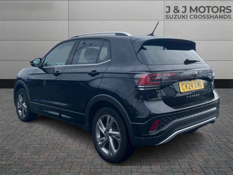 Volkswagen T-Cross 1.0 Tsi 115 R-line Dsg - 2024 24 CV24XMD Black #5
