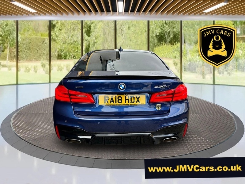 BMW 5 Series 530D Xdrive M Sport RA18HDX Blue #4