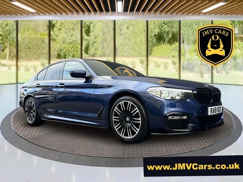 BMW 5 Series 530D Xdrive M Sport RA18HDX Blue #5
