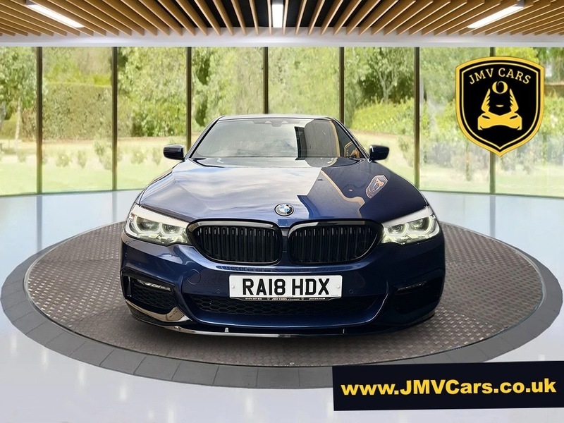 BMW 5 Series 530D Xdrive M Sport RA18HDX Blue #3