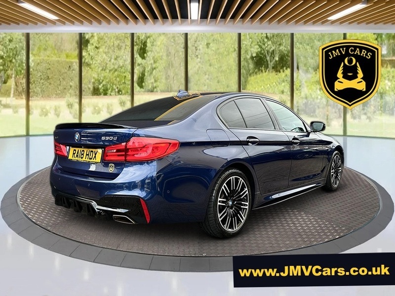 BMW 5 Series 530D Xdrive M Sport RA18HDX Blue #6
