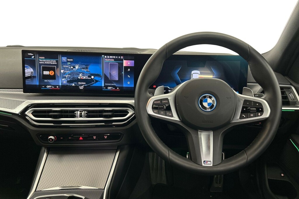 BMW 3 Series 330E Xdrive M Sport Saloon SV24WXO White #5