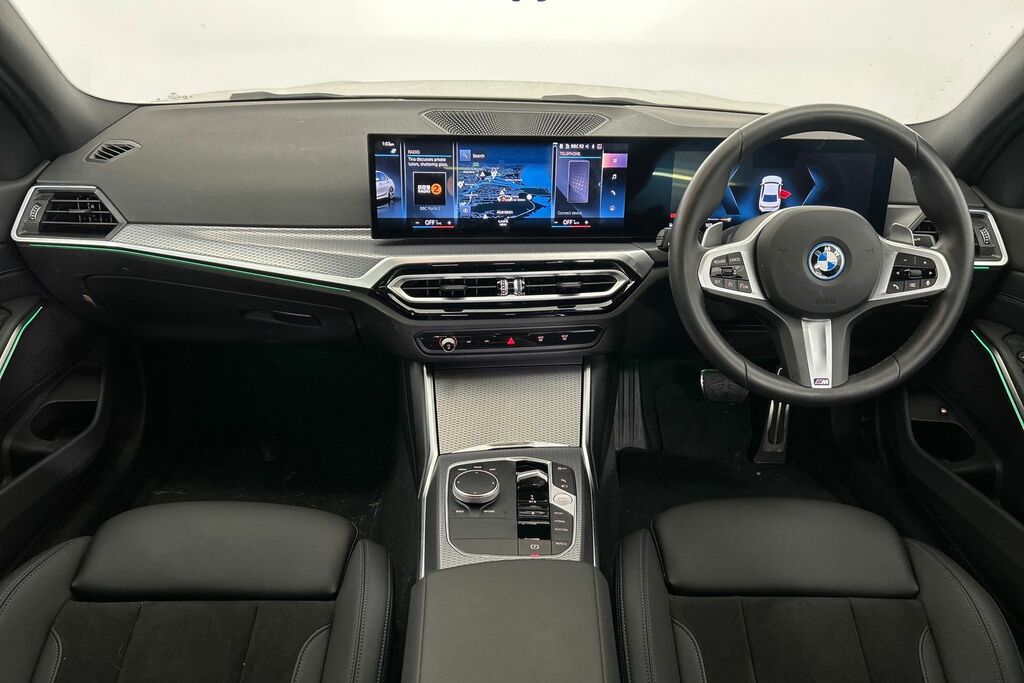 BMW 3 Series 330E Xdrive M Sport Saloon SV24WXO White #4