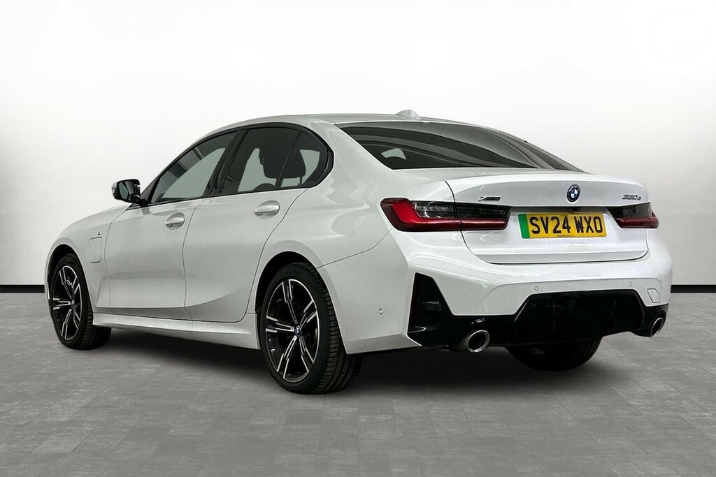 BMW 3 Series 330E Xdrive M Sport Saloon SV24WXO White #2