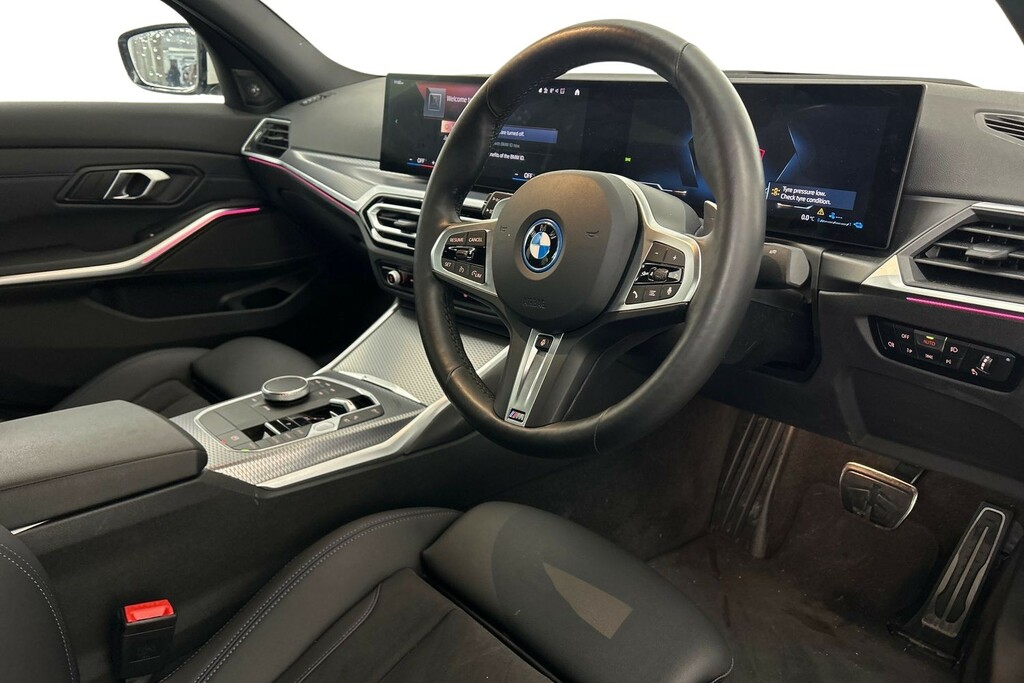 BMW 3 Series 330E Xdrive M Sport Saloon SV24XBJ White #6