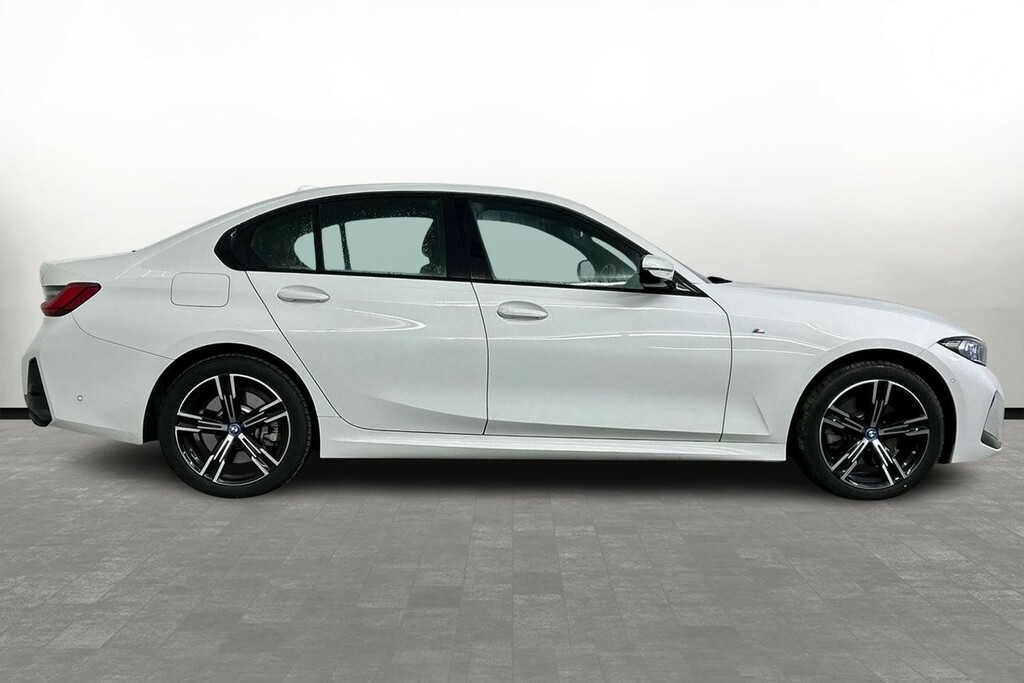 BMW 3 Series 330E Xdrive M Sport Saloon SW24CCJ White #3