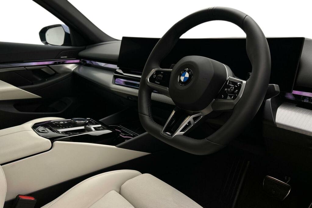 BMW 5 Series 520I M Sport Saloon Blue #6