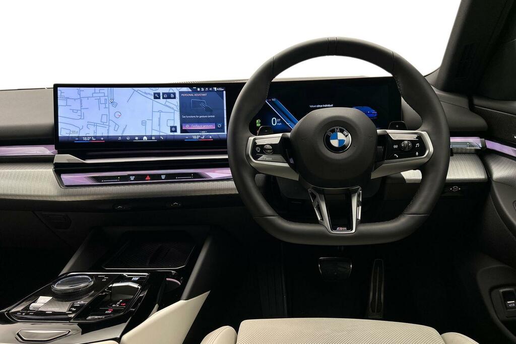 BMW 5 Series 520I M Sport Saloon Blue #5