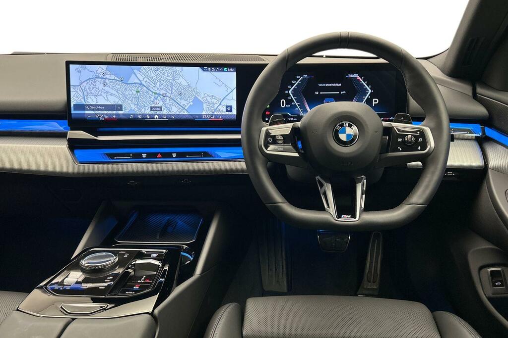 BMW 5 Series 520I M Sport Saloon Grey #5