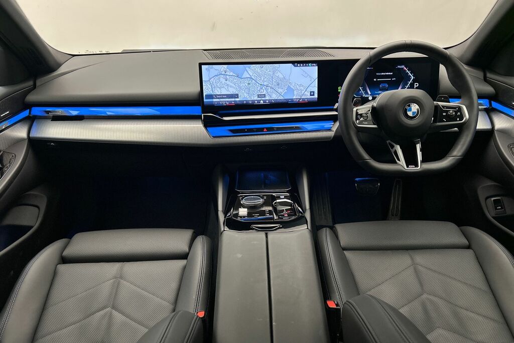 BMW 5 Series 520I M Sport Saloon Grey #4