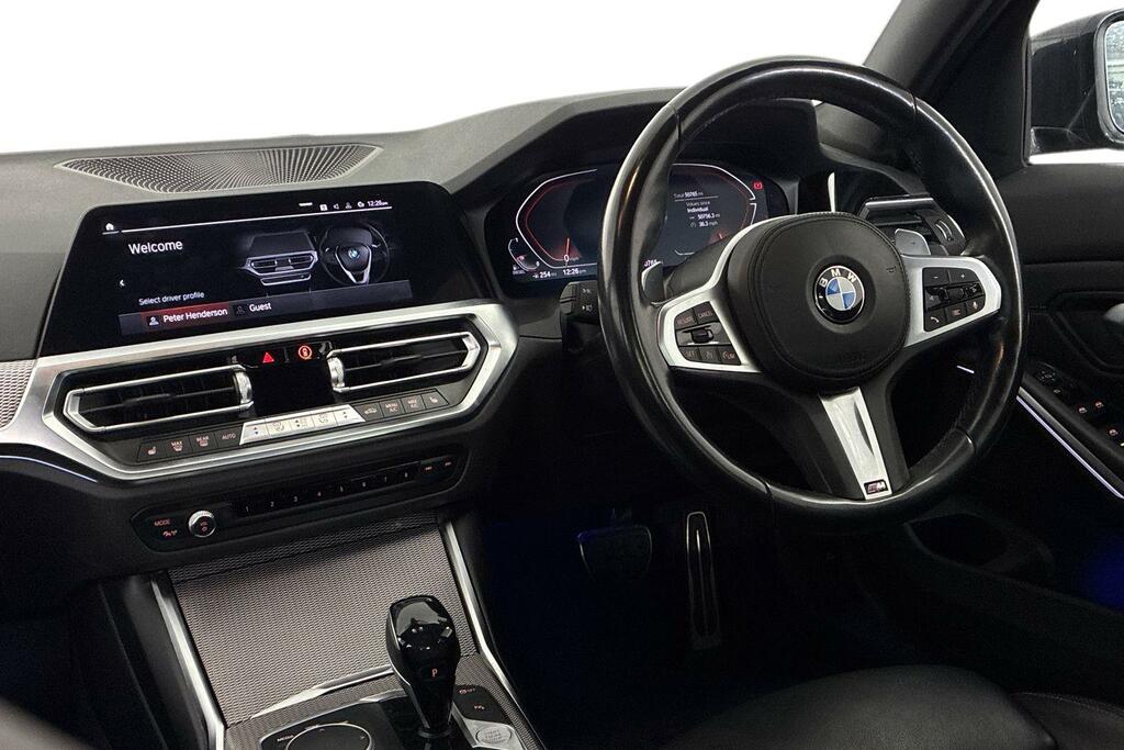 BMW 3 Series 320D Xdrive M Sport Saloon SW70UCD Black #5