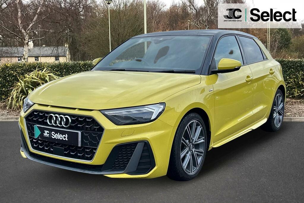 Audi A1 1.0 Tfsi 30 S Line Sportback S Tronic E SW68UHN Yellow #3