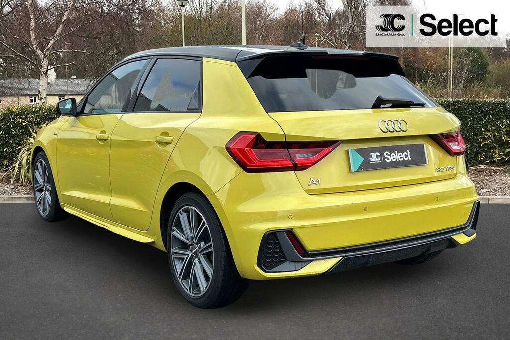 Audi A1 1.0 Tfsi 30 S Line Sportback S Tronic E SW68UHN Yellow #4