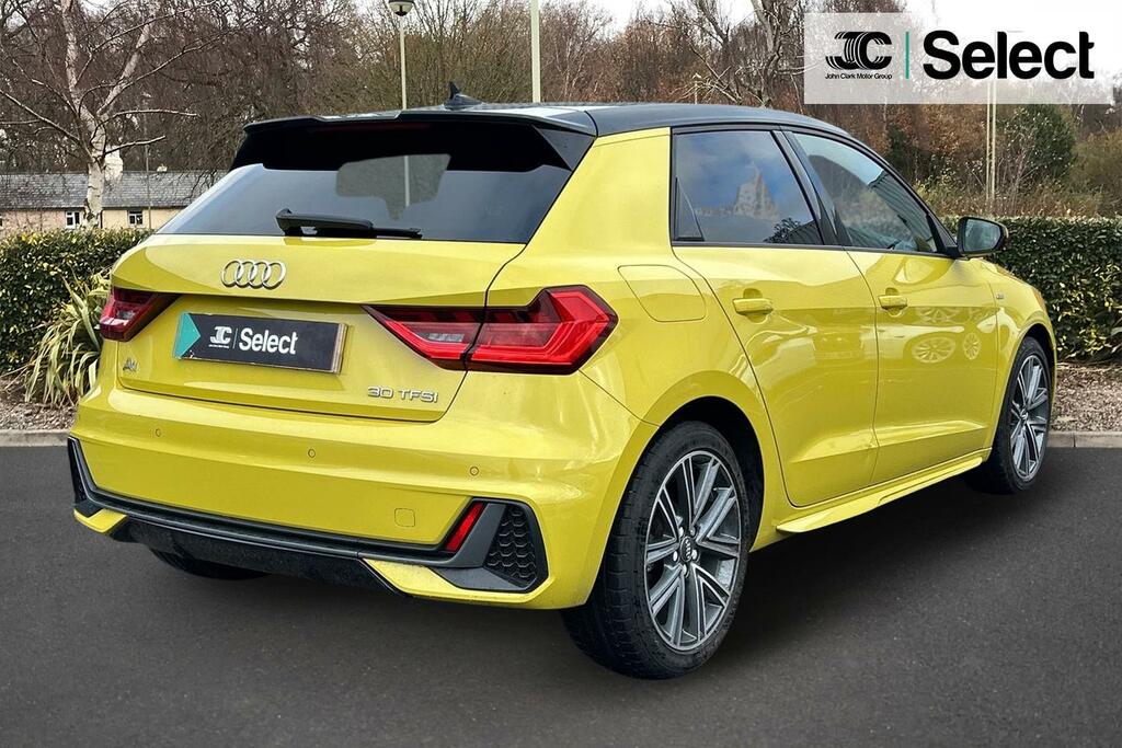 Audi A1 1.0 Tfsi 30 S Line Sportback S Tronic E SW68UHN Yellow #2