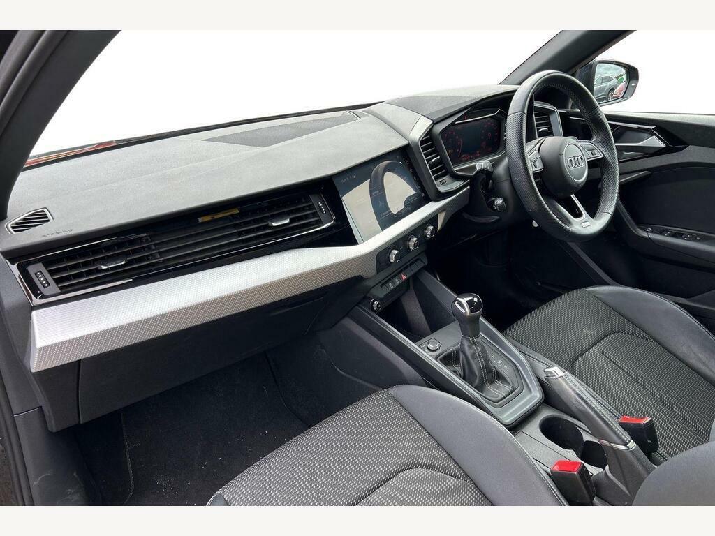Audi A1 1.0 Tfsi 25 S Line Sportback S Tronic E ST72LXA Black #6