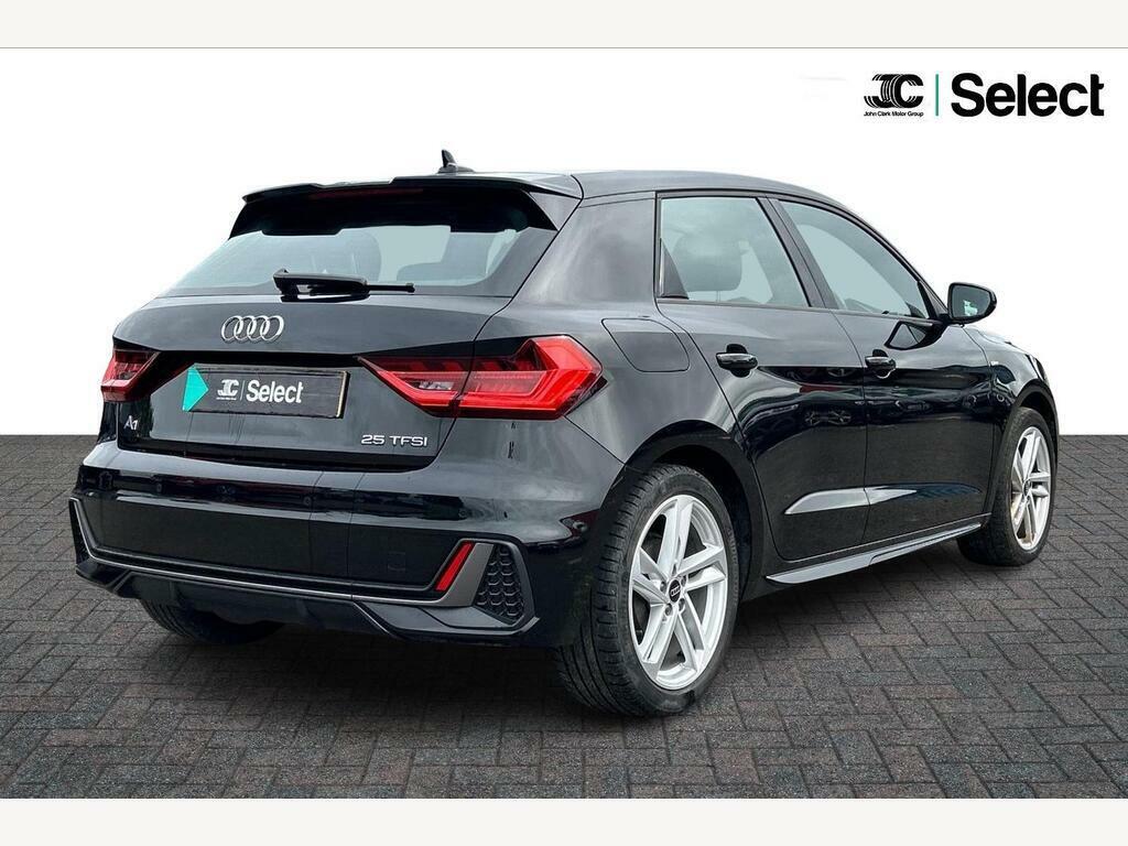Audi A1 1.0 Tfsi 25 S Line Sportback S Tronic E ST72LXA Black #2
