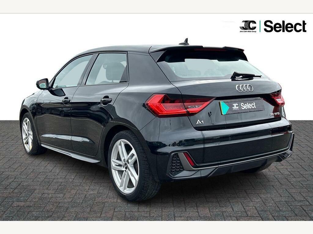 Audi A1 1.0 Tfsi 25 S Line Sportback S Tronic E ST72LXA Black #4