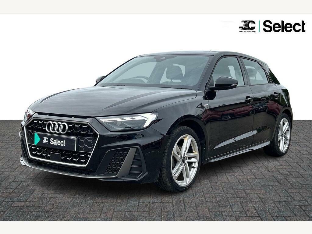 Audi A1 1.0 Tfsi 25 S Line Sportback S Tronic E ST72LXA Black #3