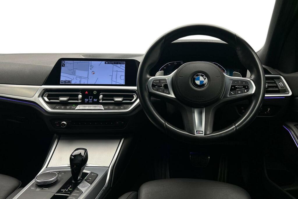 BMW 3 Series 320I M Sport Saloon HK70UHW Blue #5