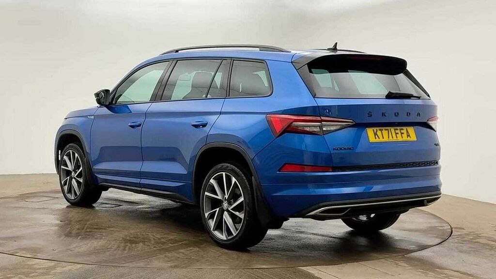Skoda Kodiaq 2.0 Tdi 4X4 200Ps Sportline 7 Seat Dsg KT71FFA Blue #5
