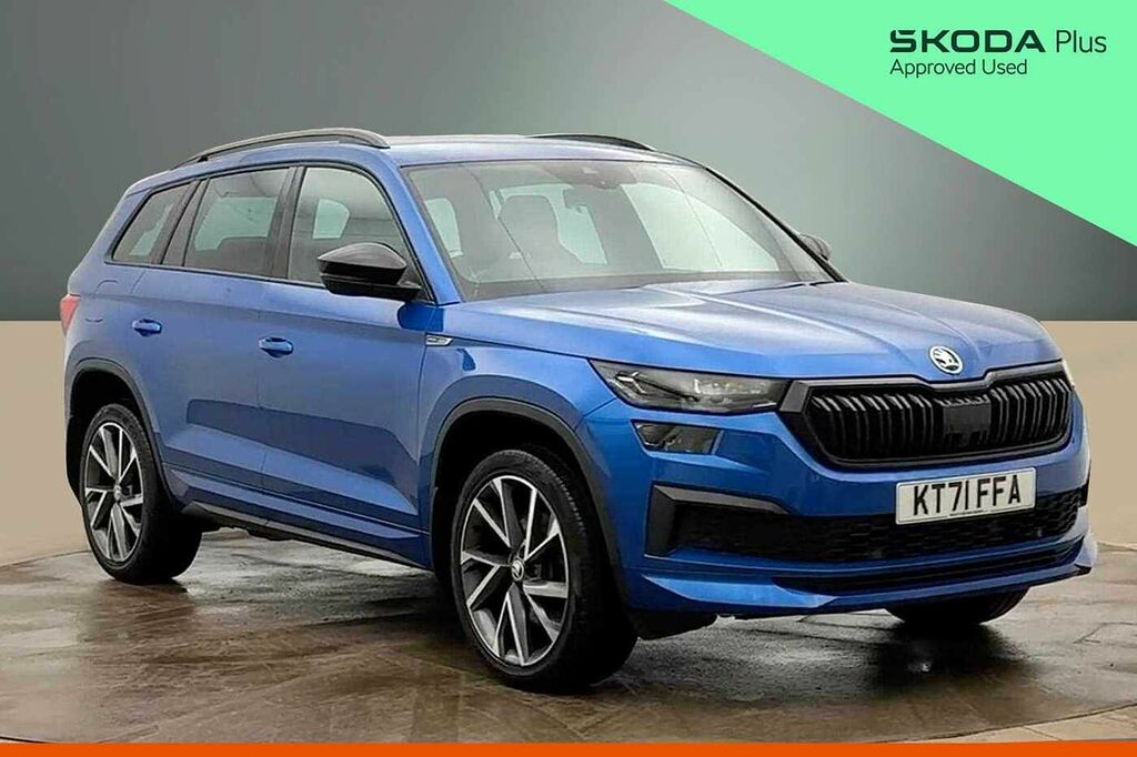 Skoda Kodiaq 2.0 Tdi 4X4 200Ps Sportline 7 Seat Dsg KT71FFA Blue