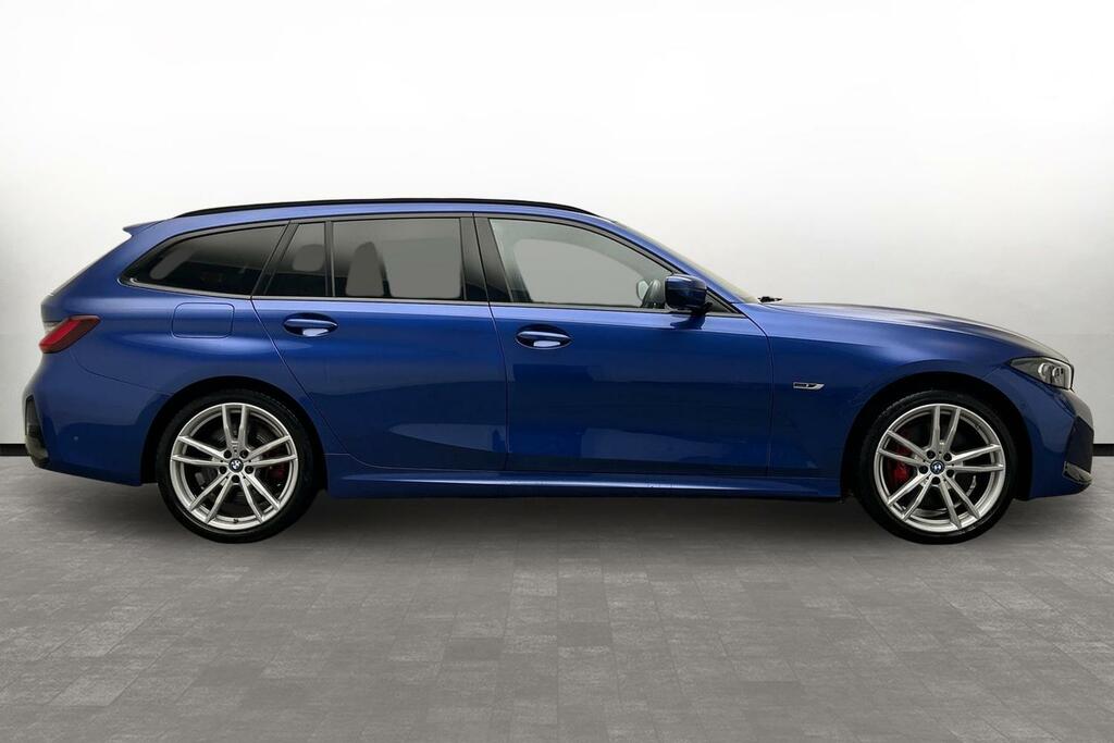 BMW 3 Series 330E Xdrive M Sport Touring LJ72GTW Blue #3