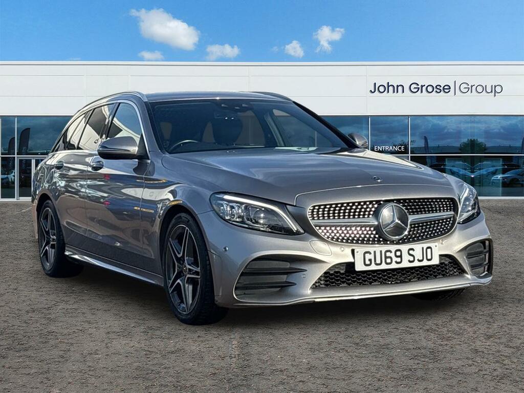 Mercedes-Benz C Class C220d Amg Line 9G-tronic Estate Silver