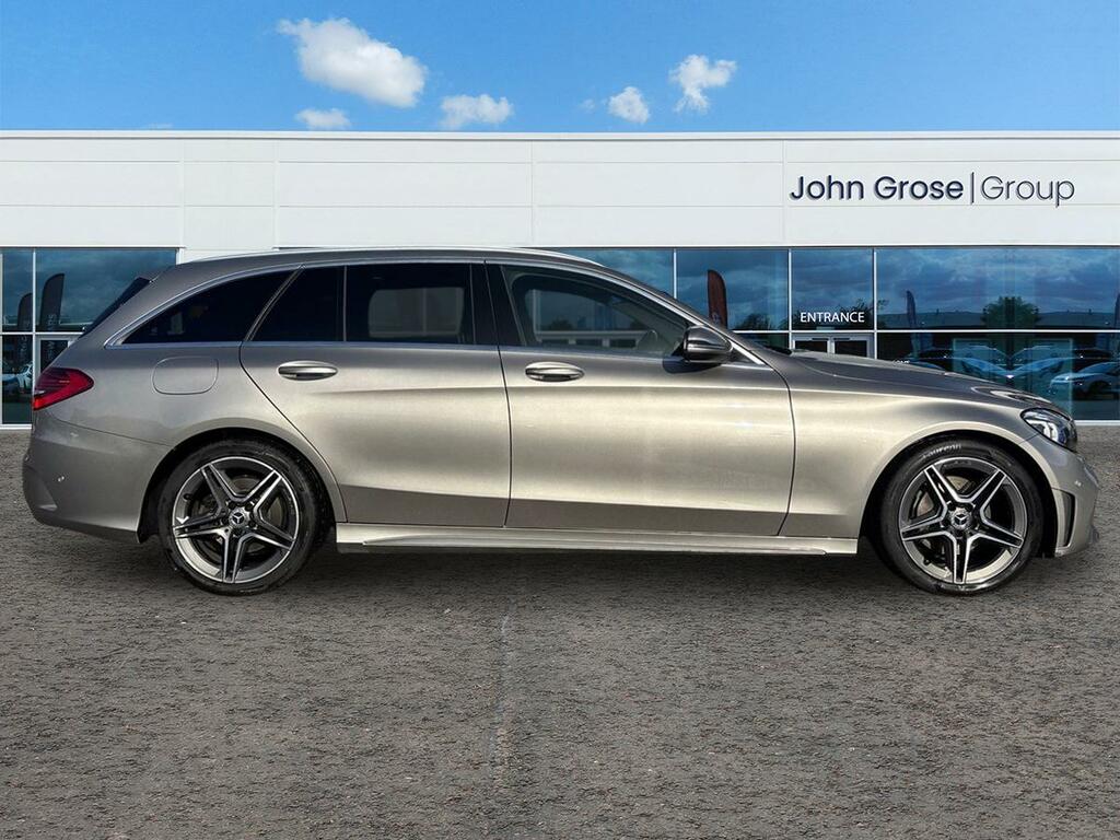 Mercedes-Benz C Class C220d Amg Line 9G-tronic Estate GU69SJO Silver #2
